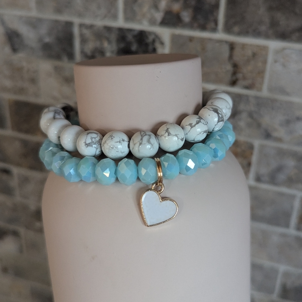 Howlite Bracelet Set - Picture 3 of 6